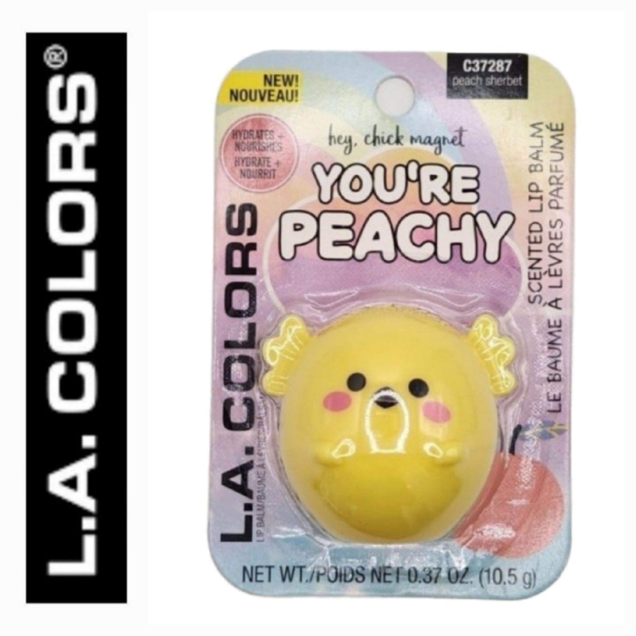 L.A.Colors Scented Lip Balm – Peach Sherbet “You’re Peachy”