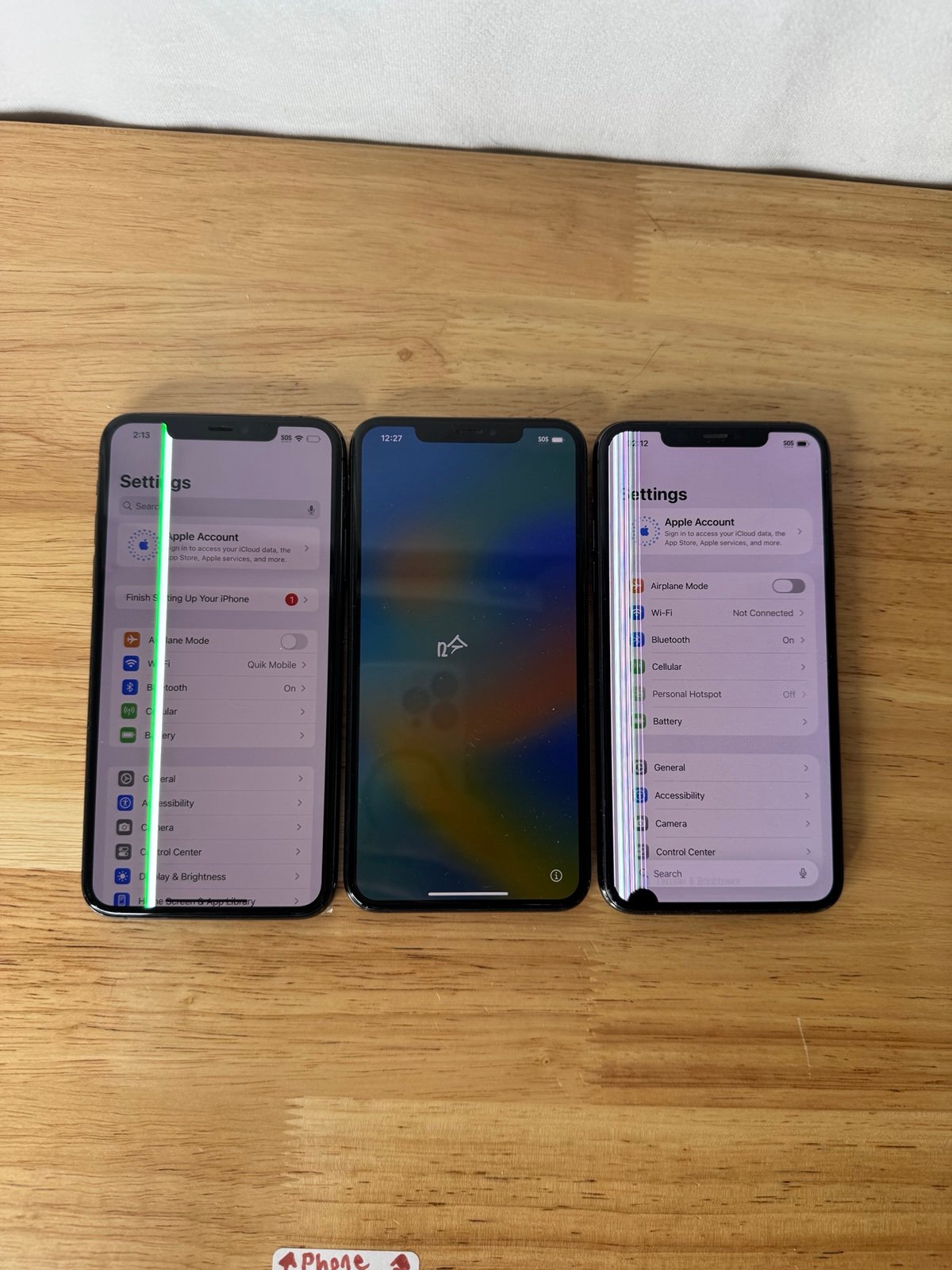 Apple iPhone 11 Pro Max and XS Max Lot (3 units) Unlocked