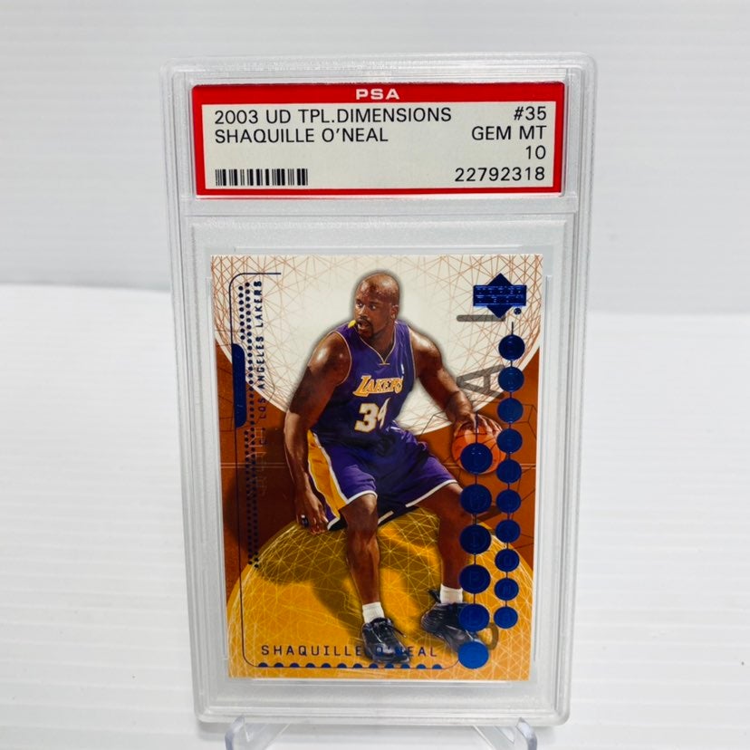 2003-04 Upper Deck Triple Dimensions Shaquille O'Neal #35 PSA 10 (POP 9)