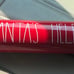 Rae Dunn Red Santa’s Helper ceramic rolling pin NWT RARE