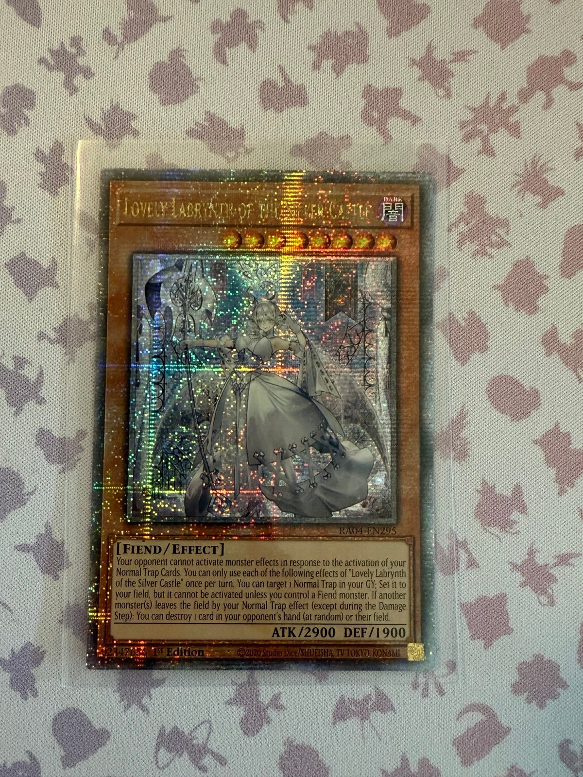 Yugioh- Lovely Labrynth of the Silver Castle - Quarter Century Rare- RA04-EN295