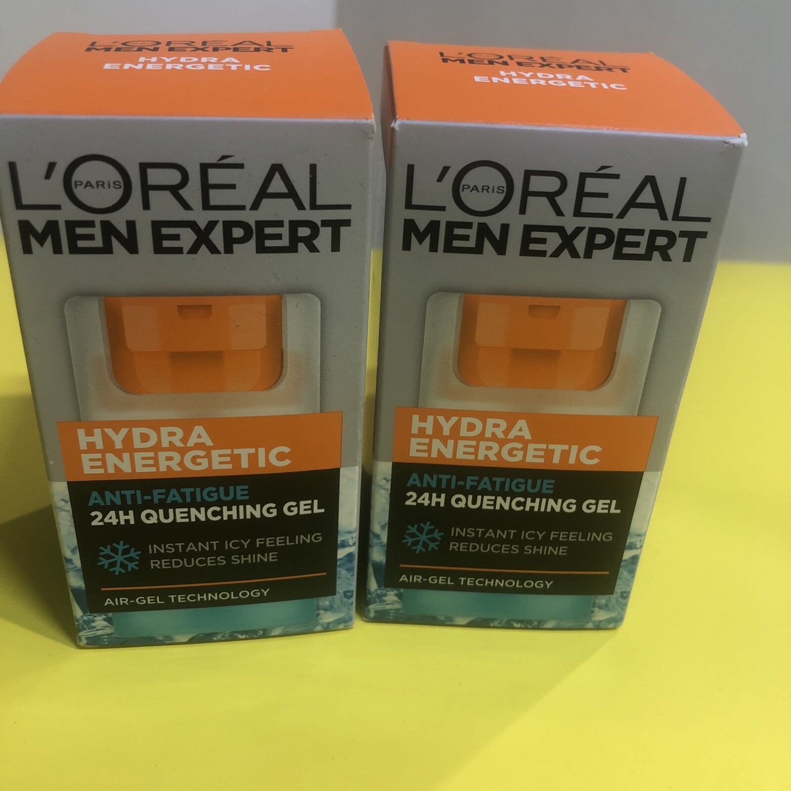 2- L'Oreal Men Expert Hydra Energetic Anti-Fatigue 24H Quenching Gel Exp 2027