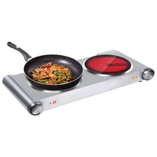 Davivy Hot Plate for Cooking Portable Electric Stove,Infrared Ceramic Dual