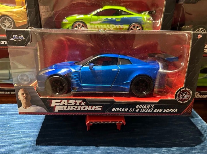 Jada Toys Fast & Furious Brian's Nissan GT-R (R35) Ben Sopra 1:24 Scale