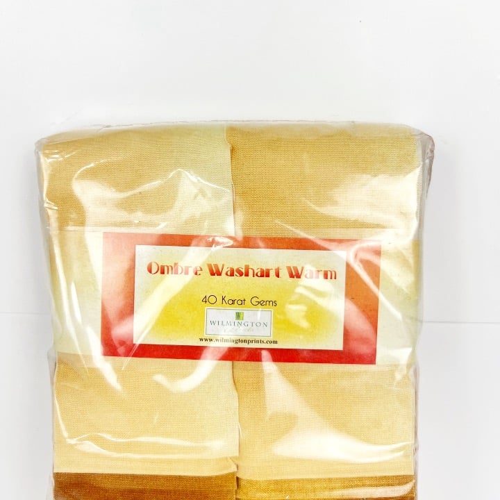 Ombre shops Washart Warm - 40 KARAT CRYSTALS - 40 PC JELLY ROLL Wilmington Fabric
