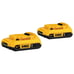 DEWALT 20V MAX Compact Lithium-Ion 2.0Ah Battery Pack (2 Pack)