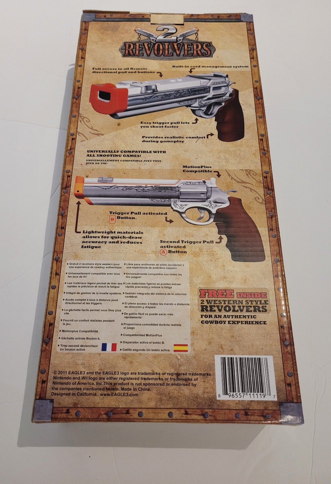 RARE HTF shops Gunslingers Wii Nintendo Game Complete Revolvers Make Offer