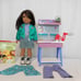 American Girl Doll Luciana's MAKER STATION + Luciana 18 Doll Skirt not AG + O