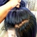 Celebrity free part 360 blue ombre wig