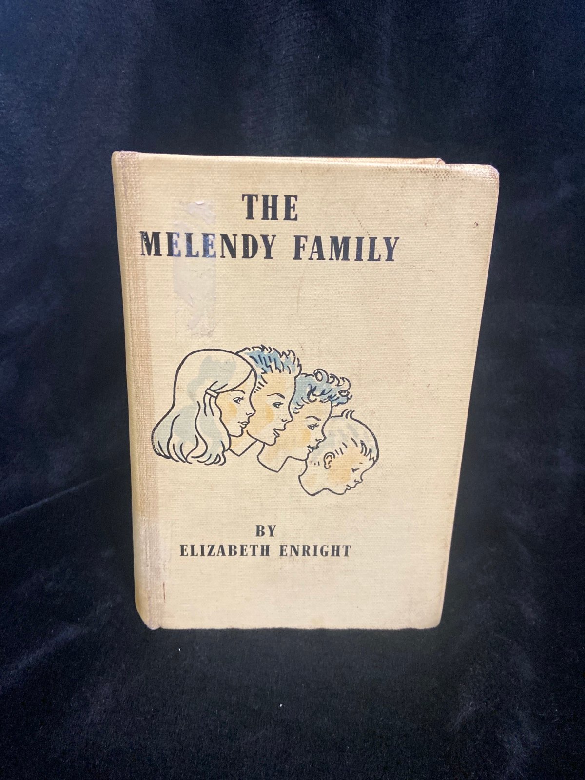 RARE* 1944 THE MELENDY FAMILY WITH ORIGINAL DUST COVER Elizabeth Enright 3 In 1