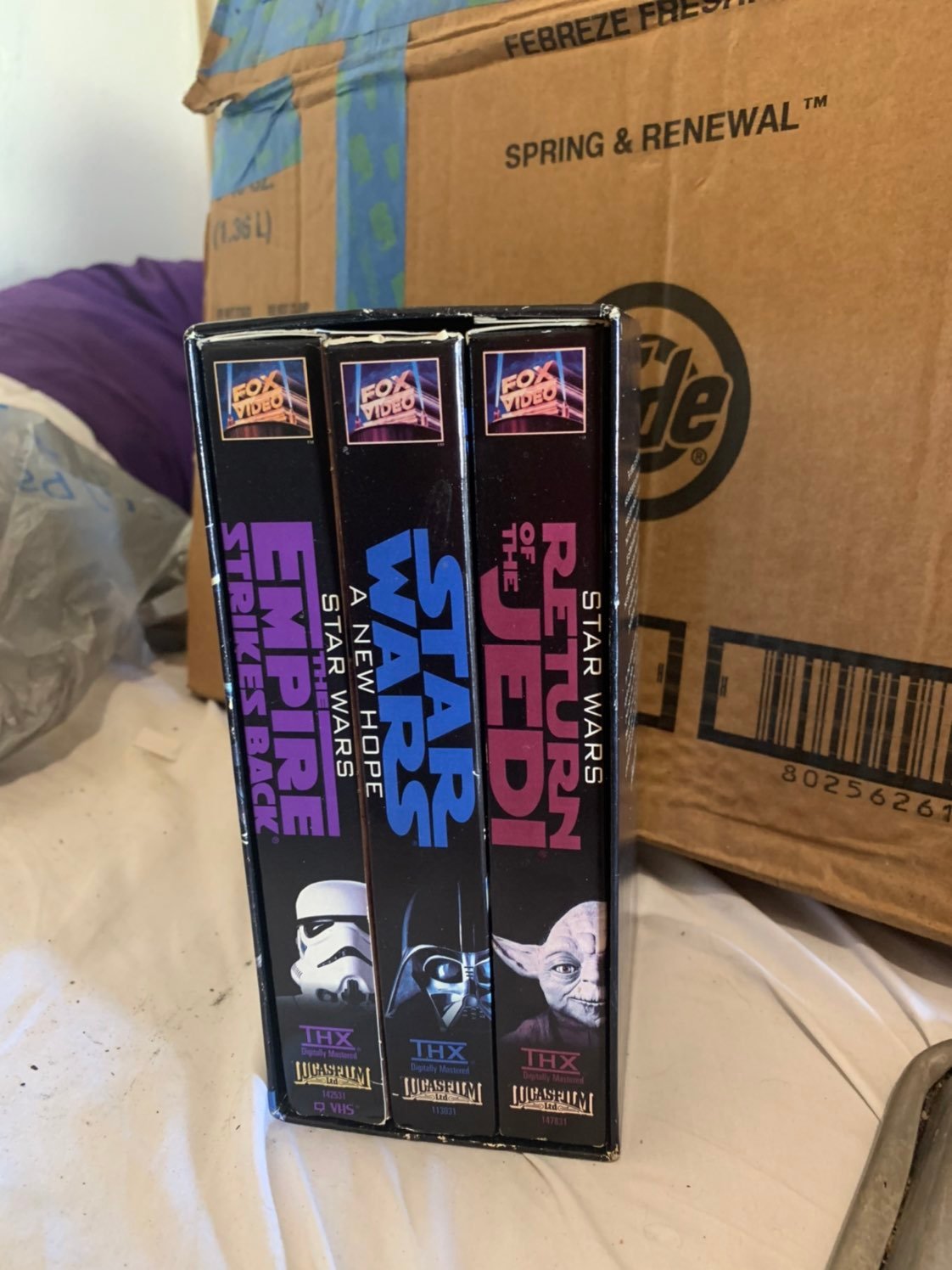 Star wars trilogy vhs