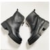 NEW Coach Liza Zip-Front Leather Lug Sole Boots size 9.5