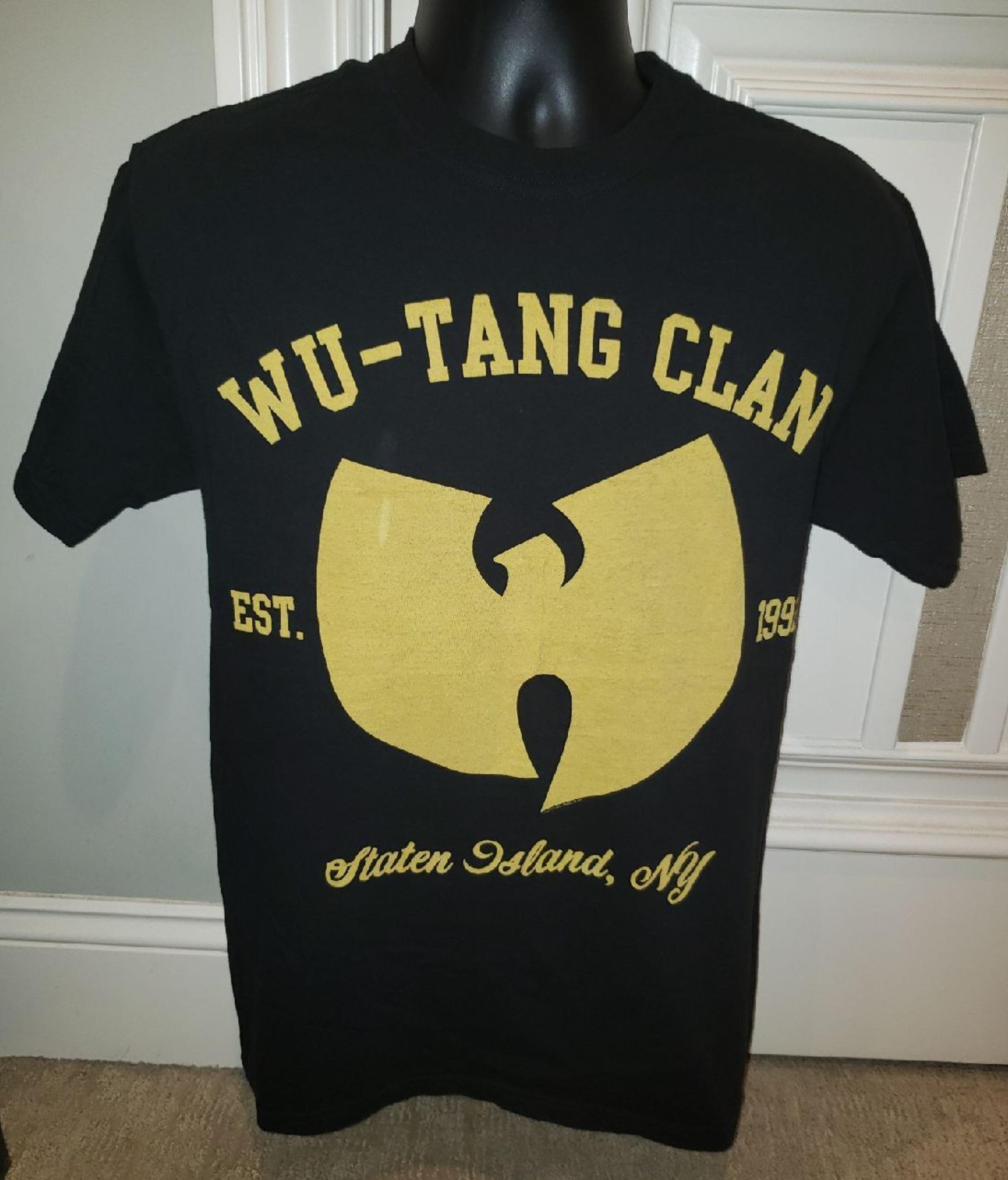 WU-TANG CLAN Hip-Hop Rap Logo Men's Graphic T-Shirt size M