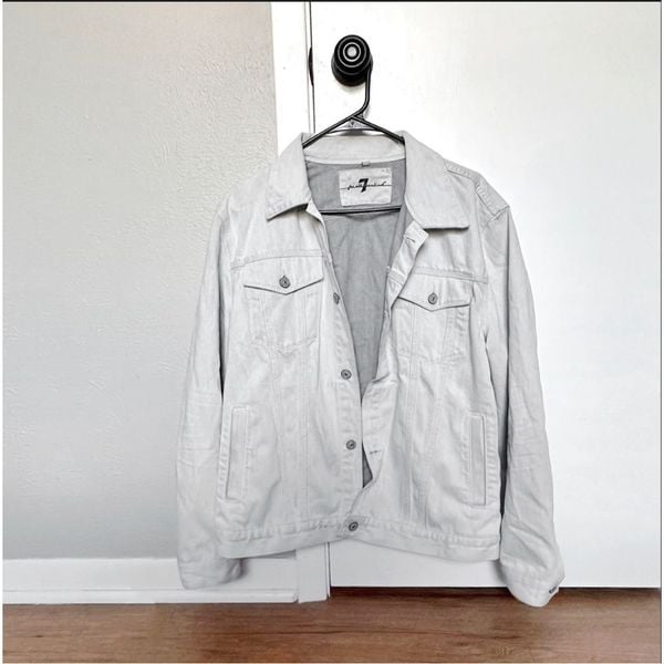 124| 7 for all mankind Trucker Jacket