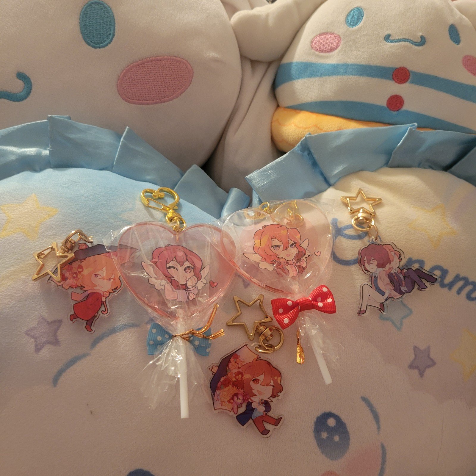 Chuuzai BSD Dazai Osamu Nakahara Fanmade charms