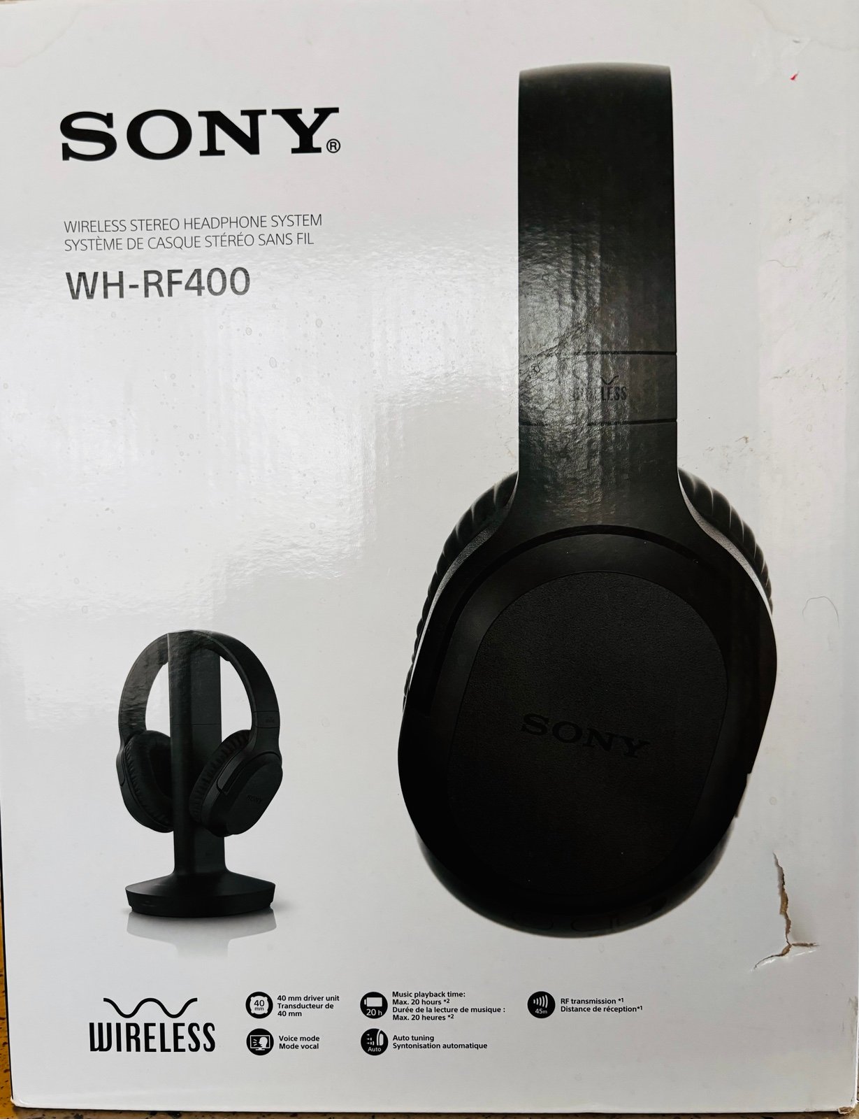 Sony wireless headphones WH-RF400