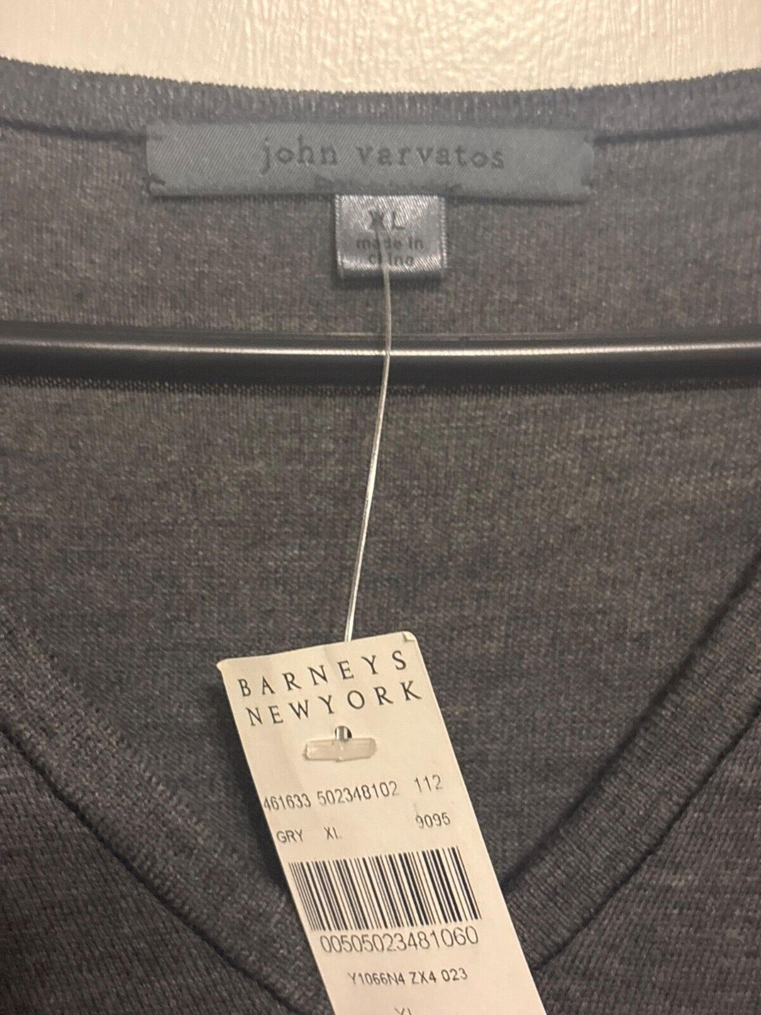 john varvatos men sweater xl