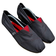 TOMS Men's Shoes Canvas Slip On Classic Audi Ash Gray Flat Loafers Size 8 Medium