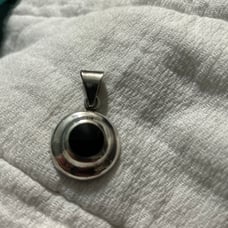 Pendant- Sterling Silver Black Onyx