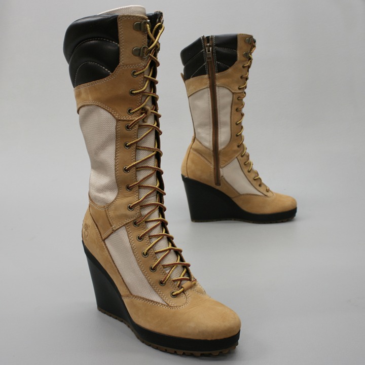 Ladies timberland wedge boots sales