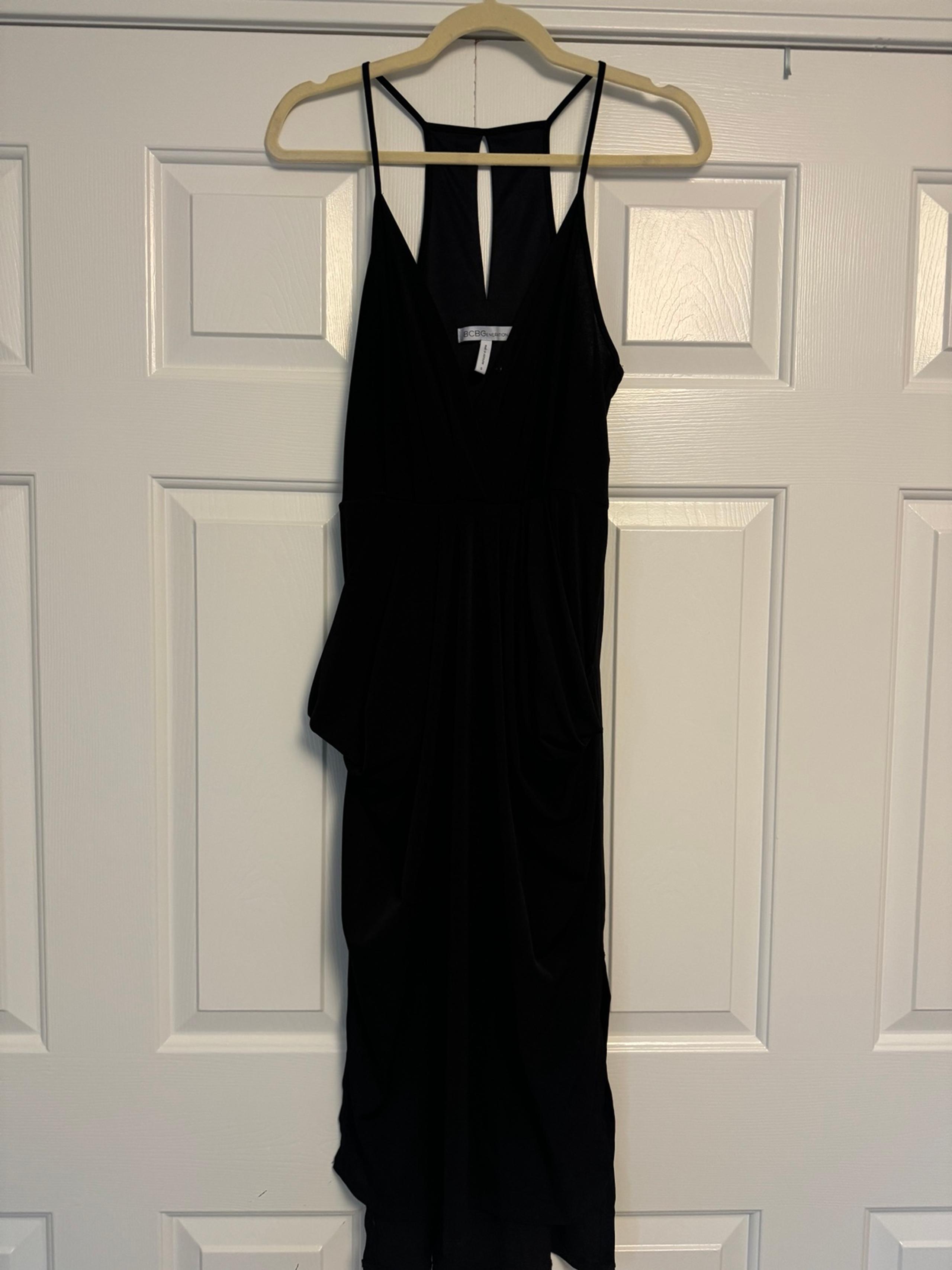 BCBGeneration black midi dress
