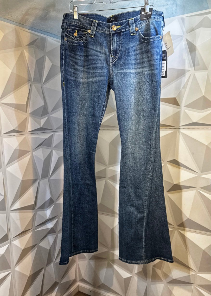NEW! True Religion Joey Low Rose Flare