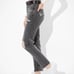 American eagle high waisted distressed/ripped gray jeans size 8 nwt