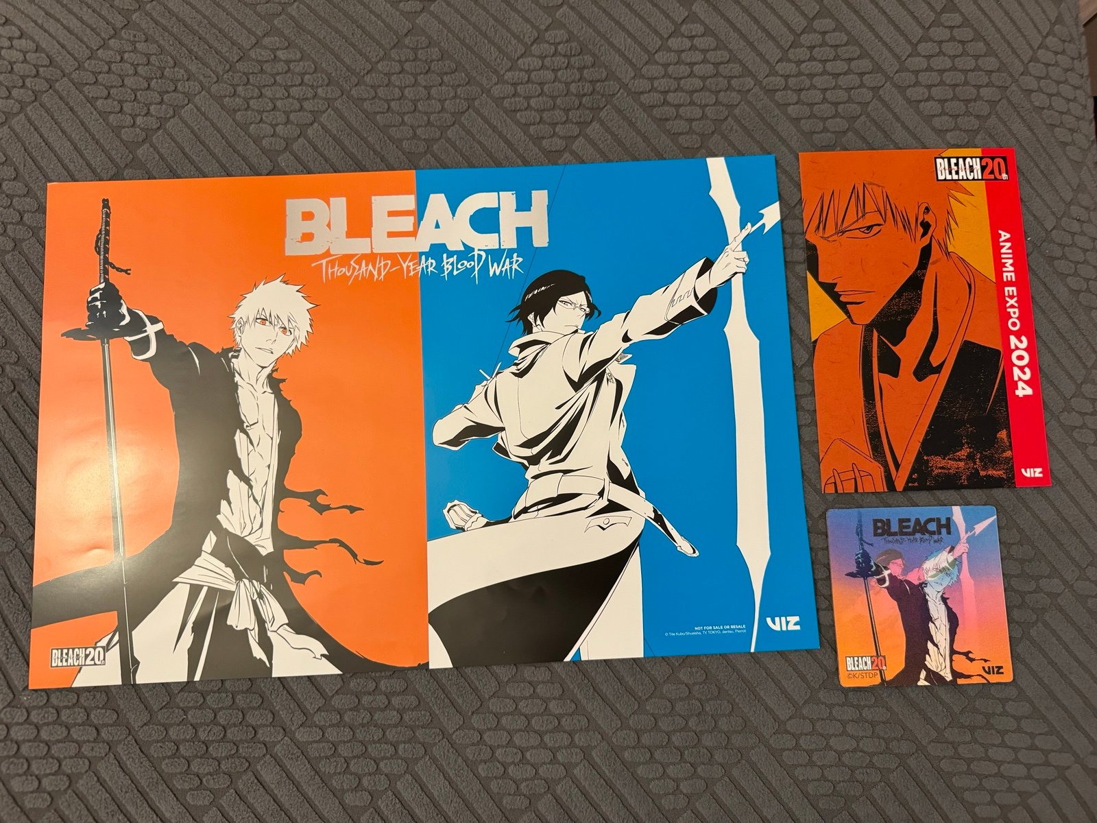 Bleach Poster + Print + Holo 2 Design Drink Mat Anime Expo 2024 AX 24