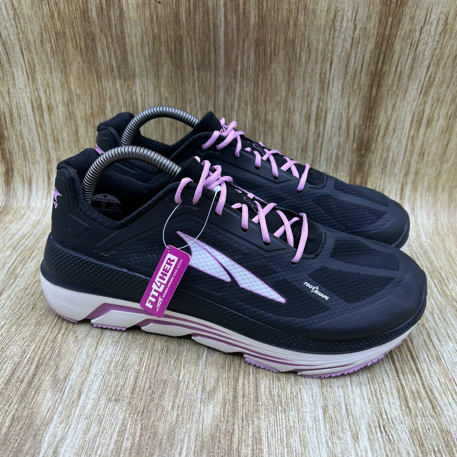 Altra Duo Women's Size 9 Black Pink White Running Shoes Sneakers AFW1838F-0
