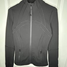 Lululemon Deep Coal Full Zip “Define Jacket” Womens Size 4 No Flaws