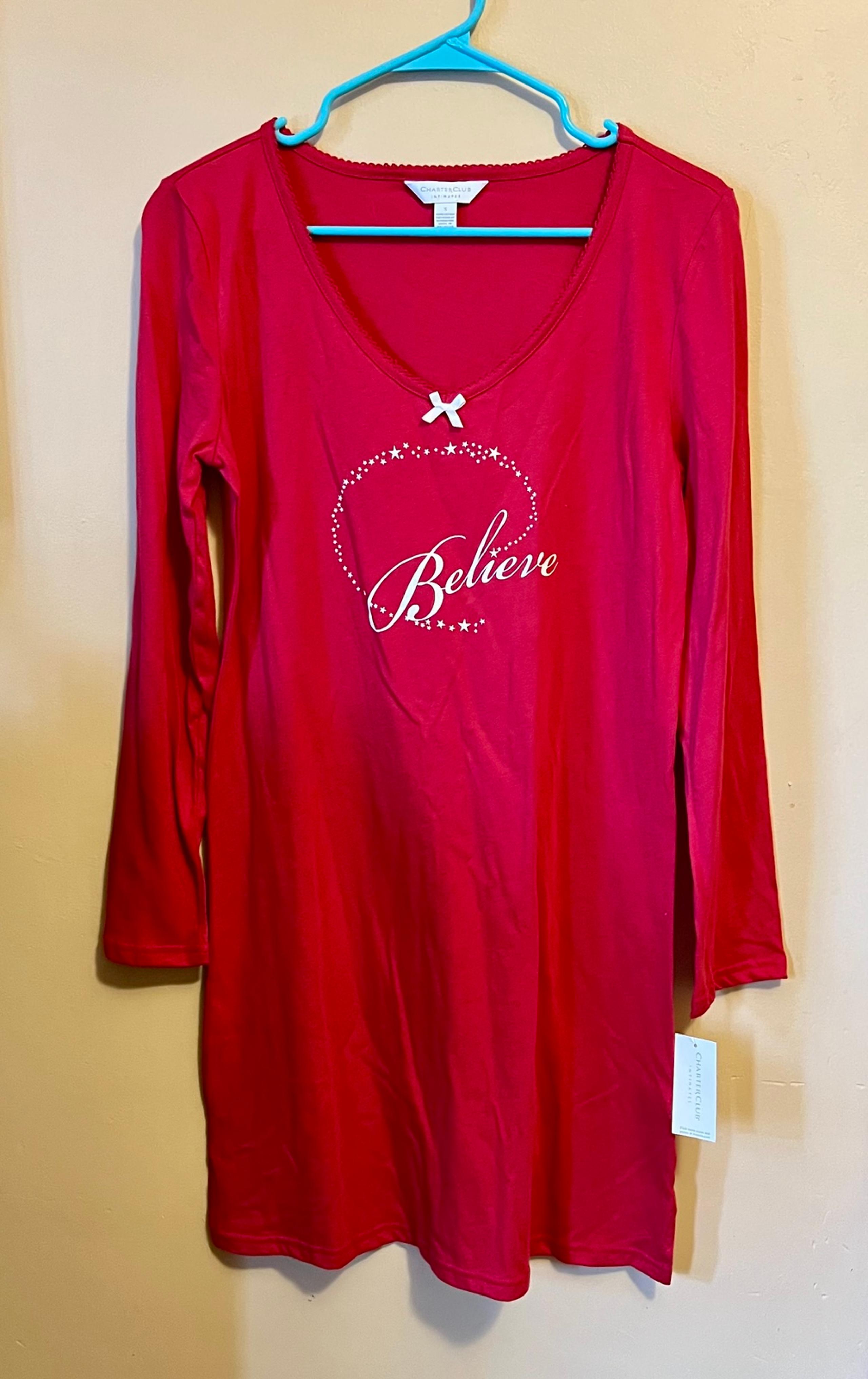 NWT - Charter Club - Sleep Shirt - Small