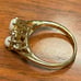 Vintage Uncas 14KT GE Gold Opal Ring- Size 9