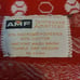 Vintage AMF Mens Size L Red Knit Boston Red Sox All Over Print Polo Shirt