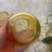 Pier 1 amber Red yellow SWIRL STUDIO ART GLASS HandBlown Drinking HIGH BALL