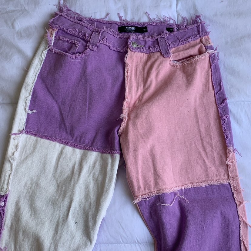 jaded london patchwork pants