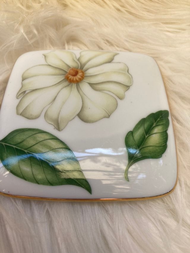 Tiffany flowers sale Limonges Trinket box!