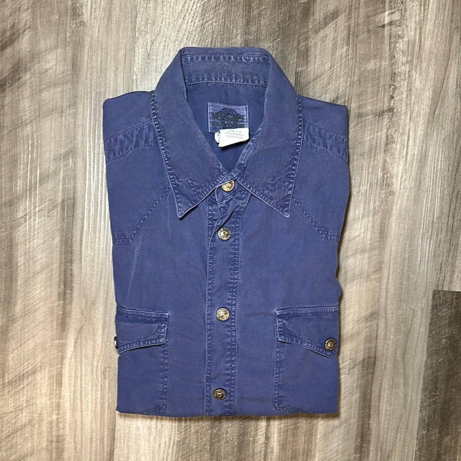 Versace Jeans Couture Vintage Long Sleeve Snap Button - XL