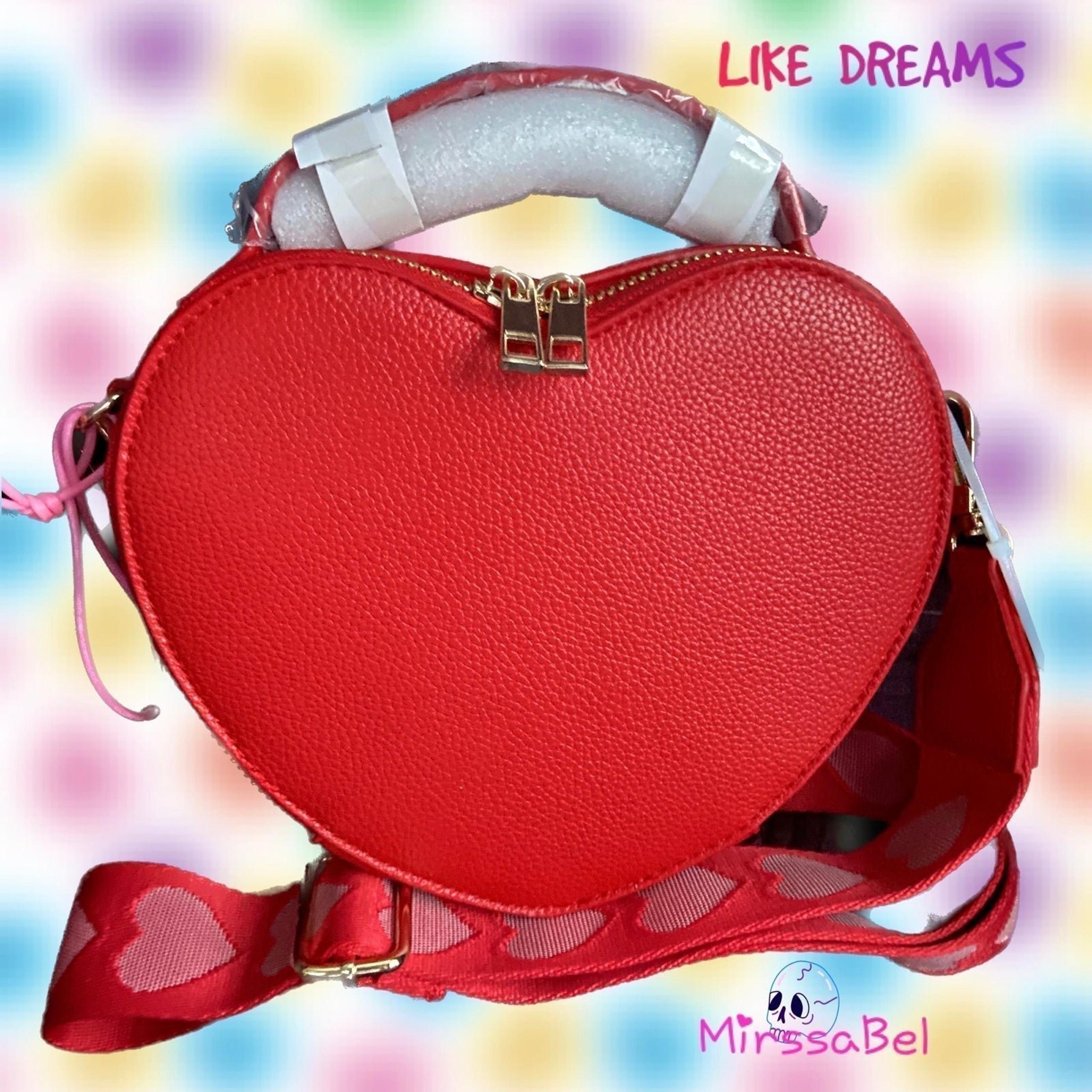 LIKE DREAMS Mini Heart Breaker Crossbody bag Red