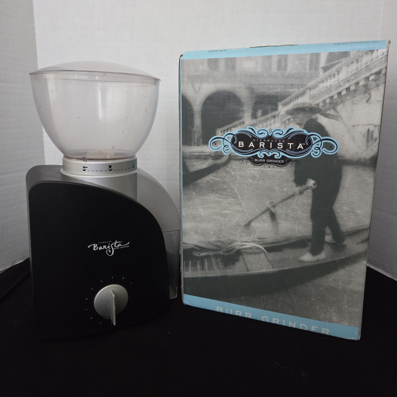 Starbucks Barista Burr Coffee/Espresso Bean Grinder EL-60 w/Box TESTED & WORKING