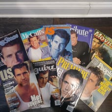 Mel Gibson Magazine lot