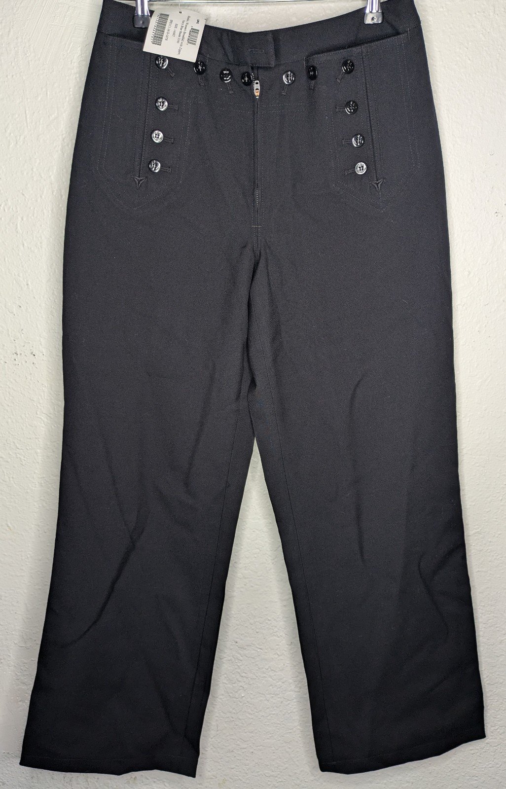 NWT DSCP Quarterdeck 1940s Vintage Size 31 Navy Sailor Flap Front Lace Back Pant