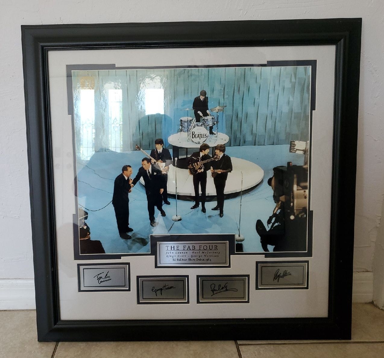 Rare 1/2500 beatles ed sullivans show Fab Four debut 1964 A 30 year anniversary