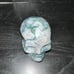 Moss Agate Skull