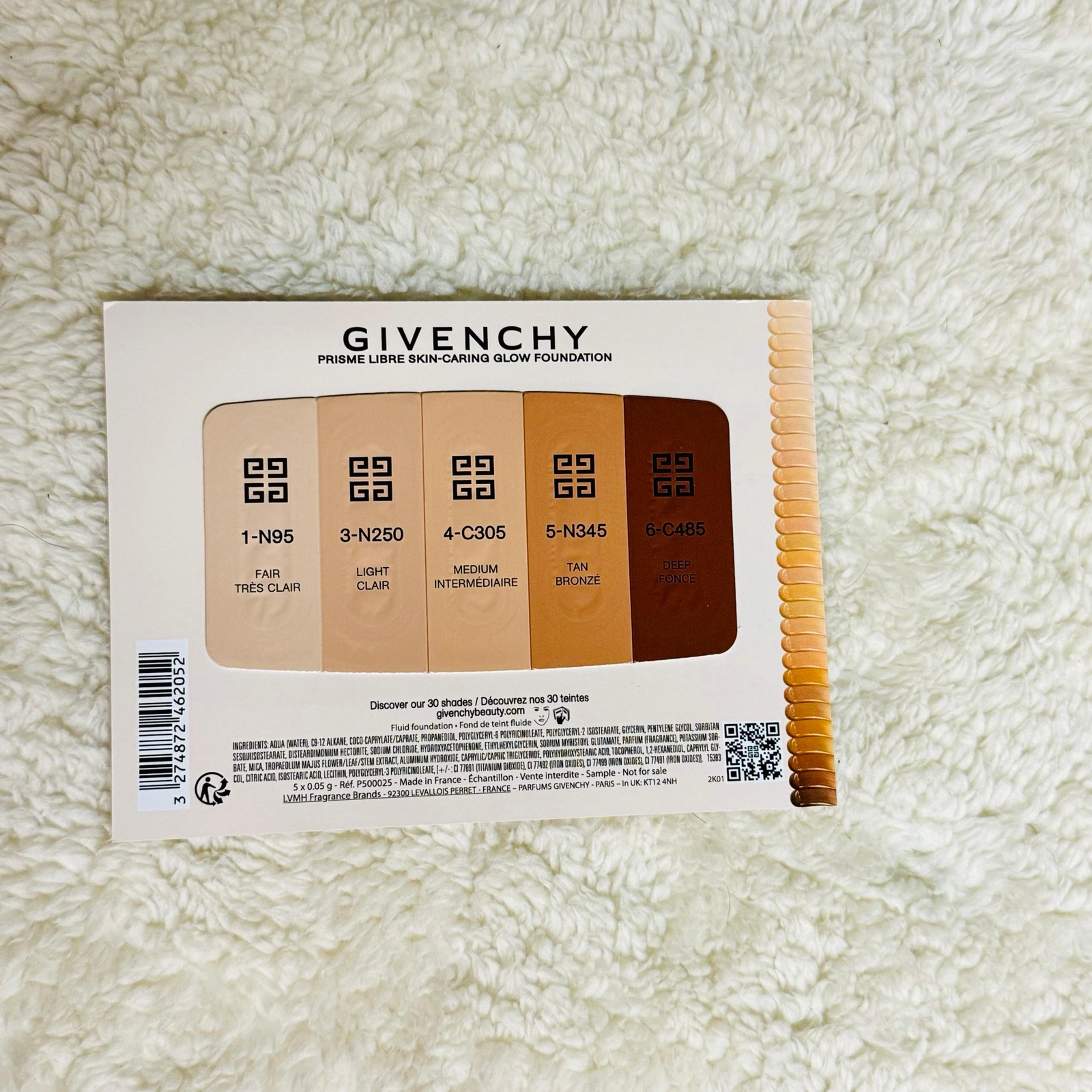 Givenchy Skin Prisme Libre Caring Glow Foundation Sample