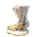Vintage Clinchfield Artware Hand Painted Pottery Boot Vase 10 T Yellow Floral