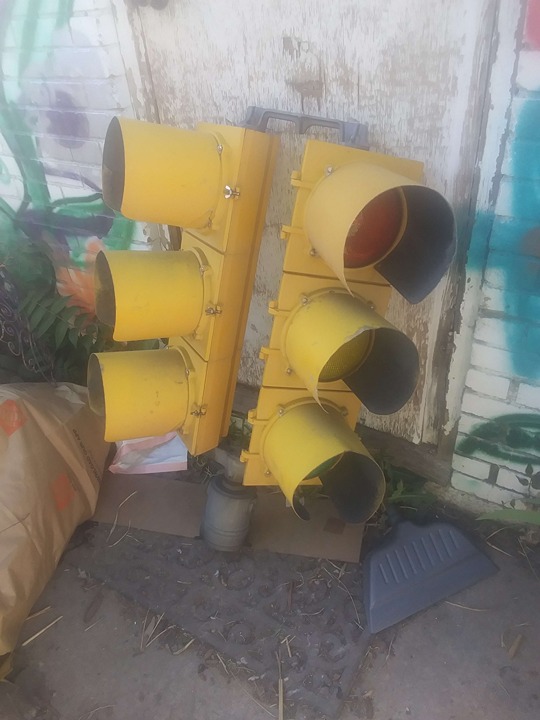 vintage traffic signal