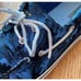 Sperry Top-Sider Women's Bahama 2-Eye Blue Metallic Camo Suede Boat Shoe-Size 11