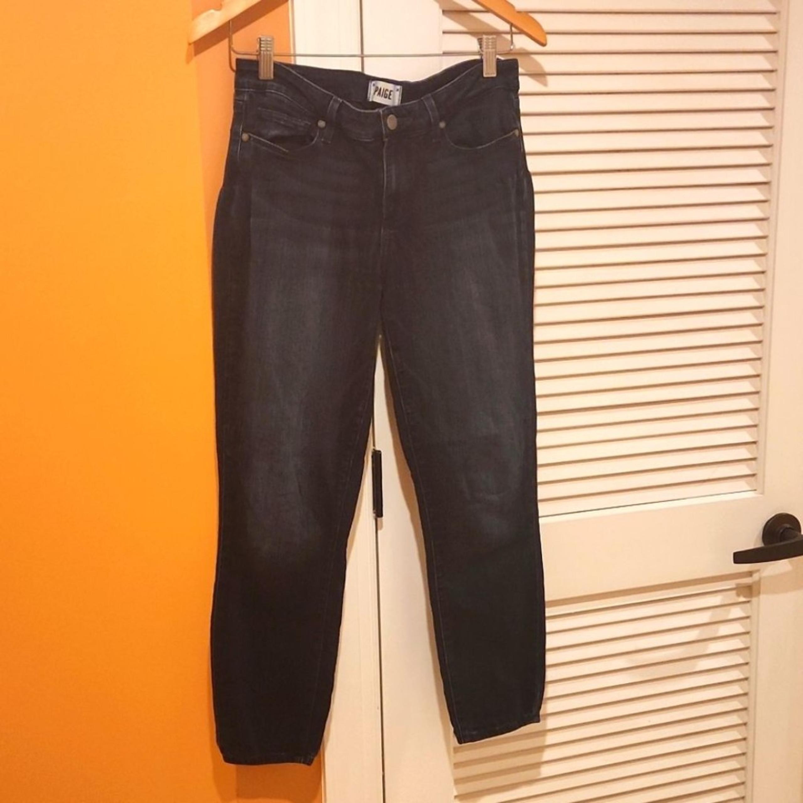 Paige Denim Women's "Verdugo Cropped" Dark Wash Jeans Size 30 US 10