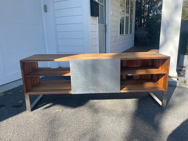 Gabriella Bellon Wood & Metal Media Console