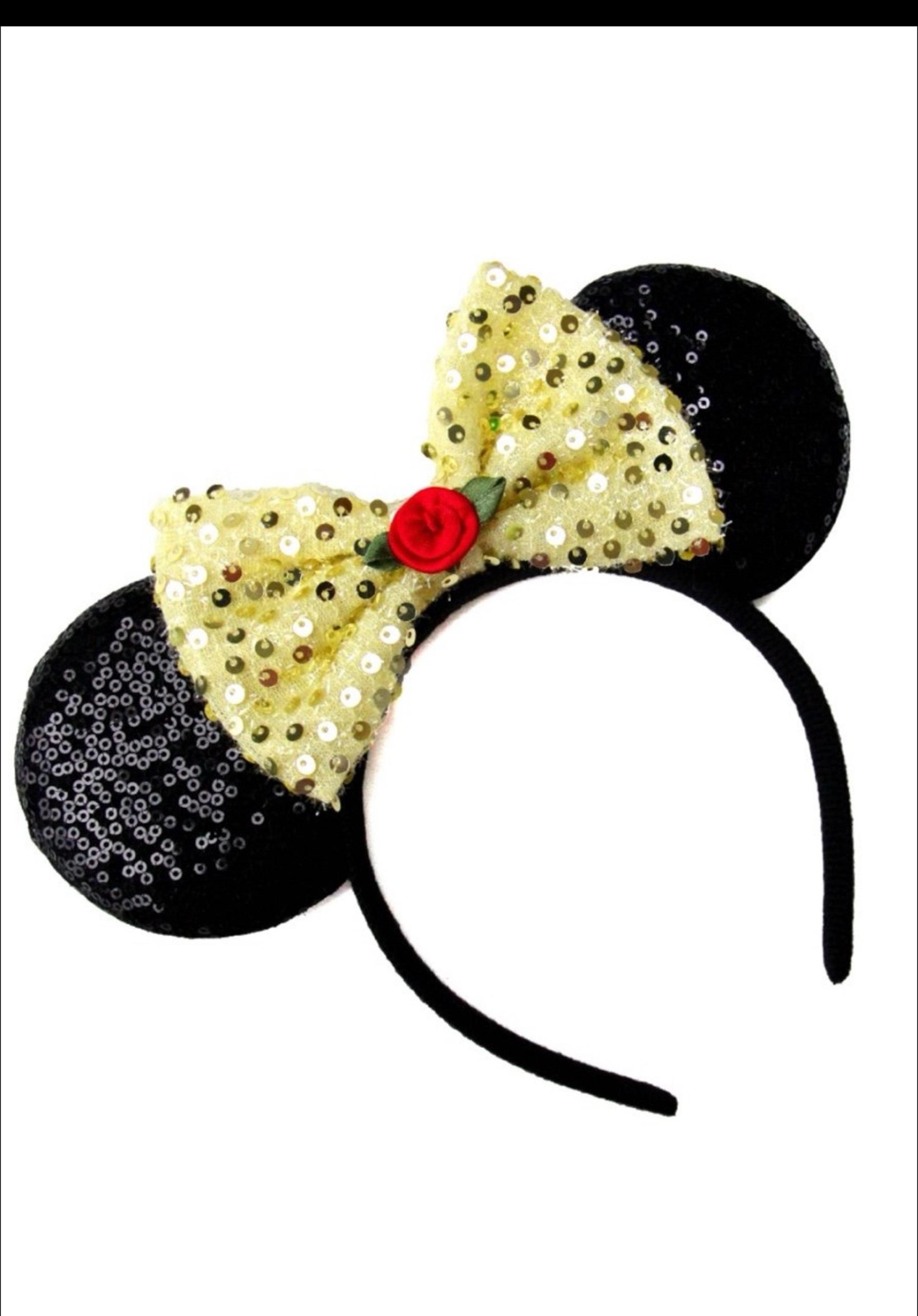 Brand new Beauty and the Beast Belle themed Minnie Ears Disney World Disneyland
